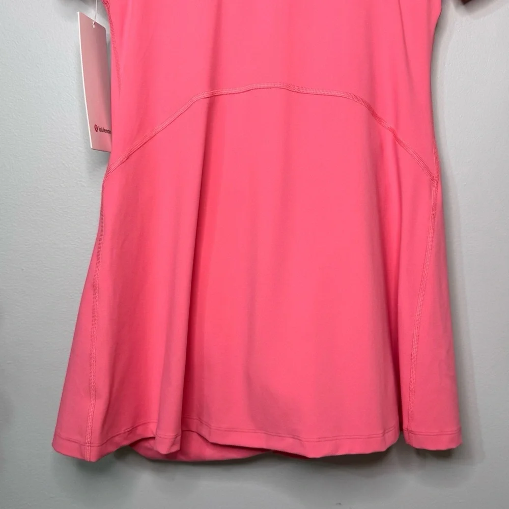 Lululemon Align Short Sleeve Dress Athletic Mini Dress Sakura Pink 10 12 NWT - Picture 8 of 15